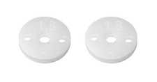 ASC91934 Team Associated Factory Team 13mm Shock Pistons, 2.5mm, 2x1.8