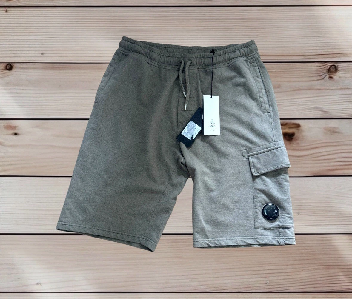 CP Company Cargo Shorts Mens 2XL XXL Light Fleece Lens Jogger Sweat Shorts New⁠