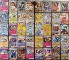 Lotto 50 Carte Pokemon ITA NO Doppie +2 ULTRA RARE EX/Full Art + Reverse Holo