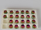 22 Vintage Swarovski Vitrail Med 4869 4861 Disco Ball 14mm 3/4 Flatback Crystals — photo 1
