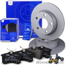 ATE BREMSSCHEIBEN Ø255 +CERAMIC BELÄGE HINTEN FÜR AUDI A6 C5 4B2 4B5 ALLROAD 4BH