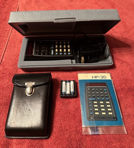 HP-35 Vtge Handheld Scientific Calculator Later Version EXLNT Cond. Works Great - Picture 15 of 15