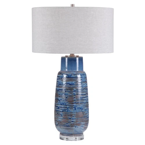 Uttermost 28276 Magellan Blue Table Lamp - Picture 1 of 3