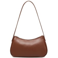 Small Shoulder Bag for Women Cute Mini Purse Trendy Brown