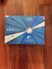 New Callaway ERC Soft Triple Track White 1 Dozen Golf Balls