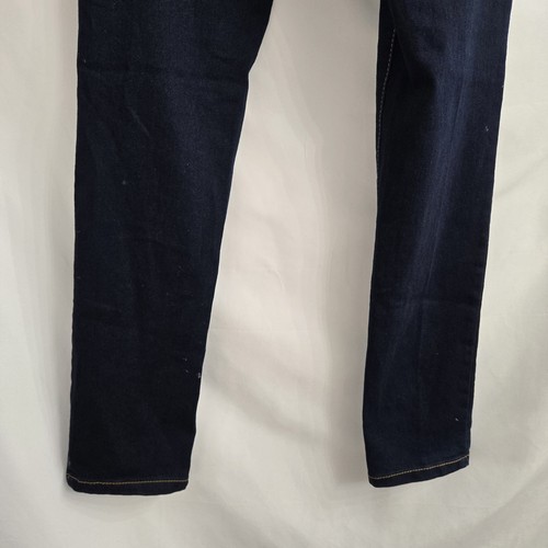 Pantalones de mezclilla ajustados elásticos cónicos nuevos con etiquetas NOBO No Boundaries OPP TALLA 11 lavado oscuro - Imagen 9 de 12