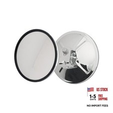 33260 Chrome Convex Blind Spot Mirror with "L" Bracket 6" Center-Chrome