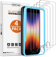 OMOTON [4 Stück] Glasfolie Kompatibel mit iP...