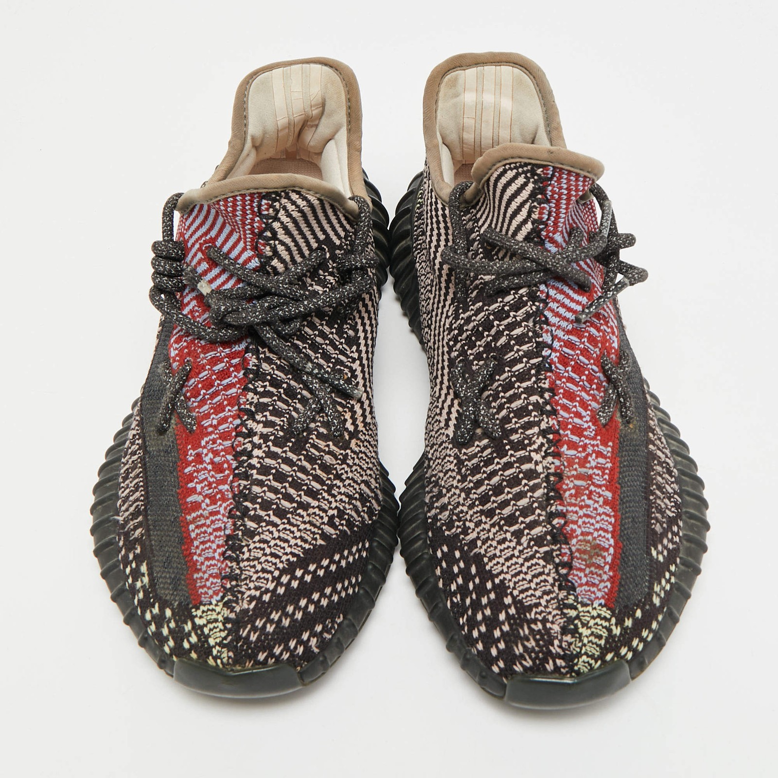 Yeezy x Adidas Boost 350 V2 Yecheil NonReflective Size 40.5 Multicolor Knit image 3