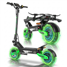 Electric Scooter for Adult 1200W 30MPH 25Mile Foldable 11inch Off-road E-Scooter