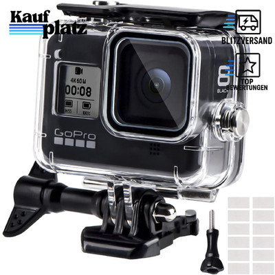 Wasserdichtes Gehäuse für GoPro Hero 8 bis 60M mit Zubehör