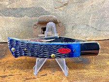 Case XX knife Axe Handle Navy Blue BR61135 Custom Laser Etched Blade