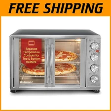Space-Saving French Door Convection Oven – 47.5 Qt with Independent Controls