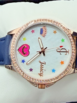 Juicy Couture Black Label Heart & Rhinestone Watch 9” W7 Juicy Couture | Accessories | Juicy Couture Watch | Poshmark main image 4