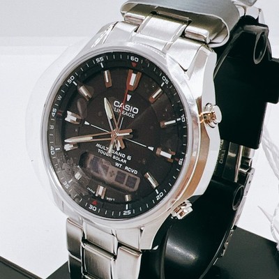 美品 CASIO LINEAGE 電波ソーラー LCW-M100DE-1AJF CASIO LCW-M100DE-1AJF LINEAGE Tough Solar Atomic Radio Watch Japan