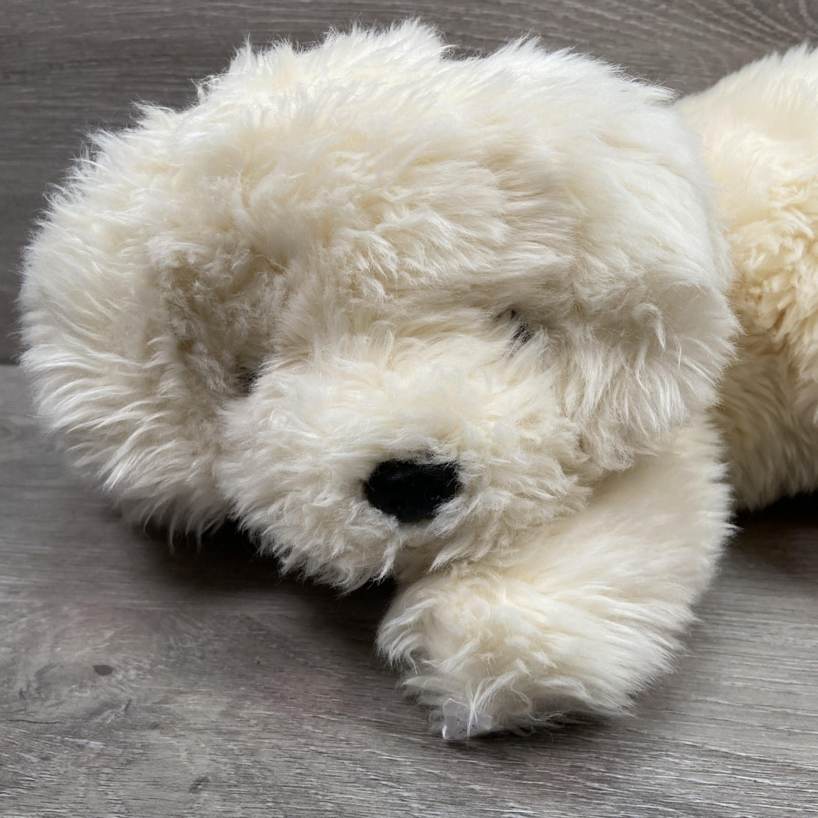 Ty Honey Puppy Dog Plush Fluffy Lab Cream Vtg 1995 Retired Classic Korea 15”