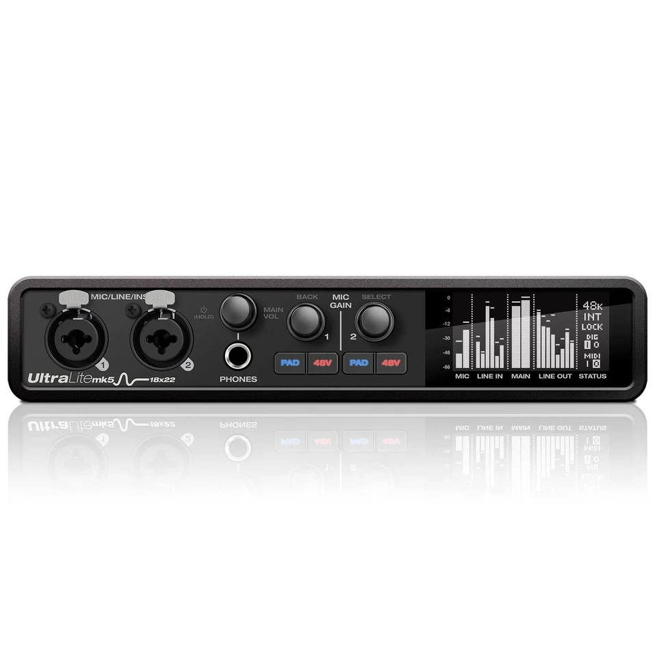 MOTU UltraLite-mk5 18x22 USB Audio Interface with DSP, Mixing and Effects MKV - Image 4 of 4