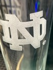 Lot Of 4 Notre Dame Fighting Irish ETCHED Football Pilsner Beer Glasses Barware — photo 9