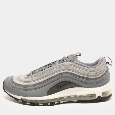 Nike Air Max 97 Essential Grey Size 44 Grey Faux Leather and Mesh Low Top