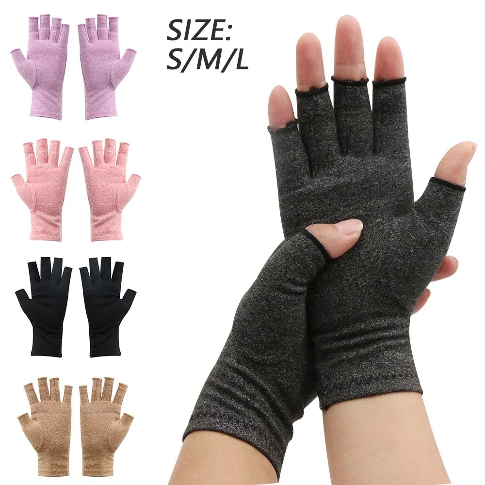 Arthritis Compression Gloves Hand Support Pain Relief Joint Self Care