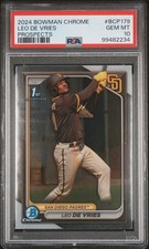 2024 Bowman Chrome Leo De Vries 1st #BCP-179 PSA 10 GEM MT Athletics A’s