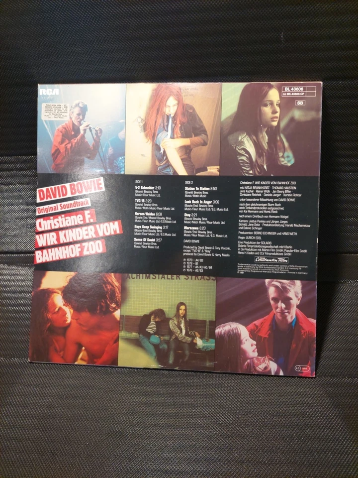UNUSED DAVID BOWIE 1981 Christiane F. - Wir Kinder Vom Bahnhof Zoo BL 43606 M/M - Bild 2 von 4