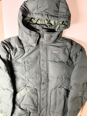 PATAGONIA Downdrift Jacket Mens Medium, Green, Excellent pre owned