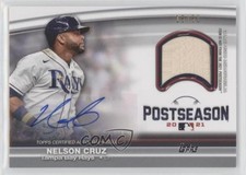 2022 Topps Series 1 Postseason Performance Relics 15/50 Nelson Cruz Auto r1i