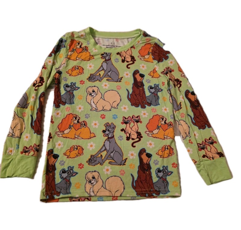 LADY AND THE TRAMP PAJAMA SET  Girl's Size 5/6 New!
