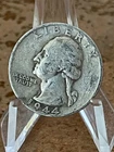 1944 S Washington Quarter Circulated Silver  Coin Collectible # RAV16