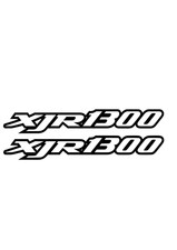 xjr1300 decal x 2 in Black for motorbike, quality vinyl, size 130mm x 22mm