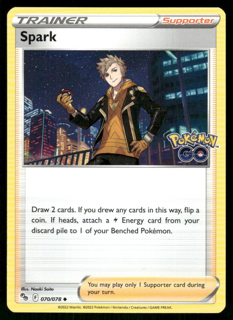 2022 Sword & Shield - Pokémon GO Spark Uncommon #70