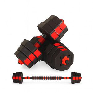 10kg Adjustable Octagonal  Dumbbells Weight Lifting Training Set Home Gym