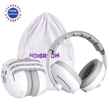 Baby Ear Muffs Noise Protection Adjustable Headband Infant 0-48 Months 2-in-1