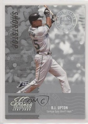 2005 Leaf Century Collection Post Marks Silver 96/100 BJ Upton #174 k8v