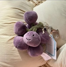 Jellycat Fabulous Grapes Plush BNWT Rare Amuseables Toy w/ Collectible Dust Bag