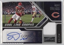2021 Panini Playbook Goal Line Graphs 30/199 Damien Williams #GLG-DWI Auto 12wz