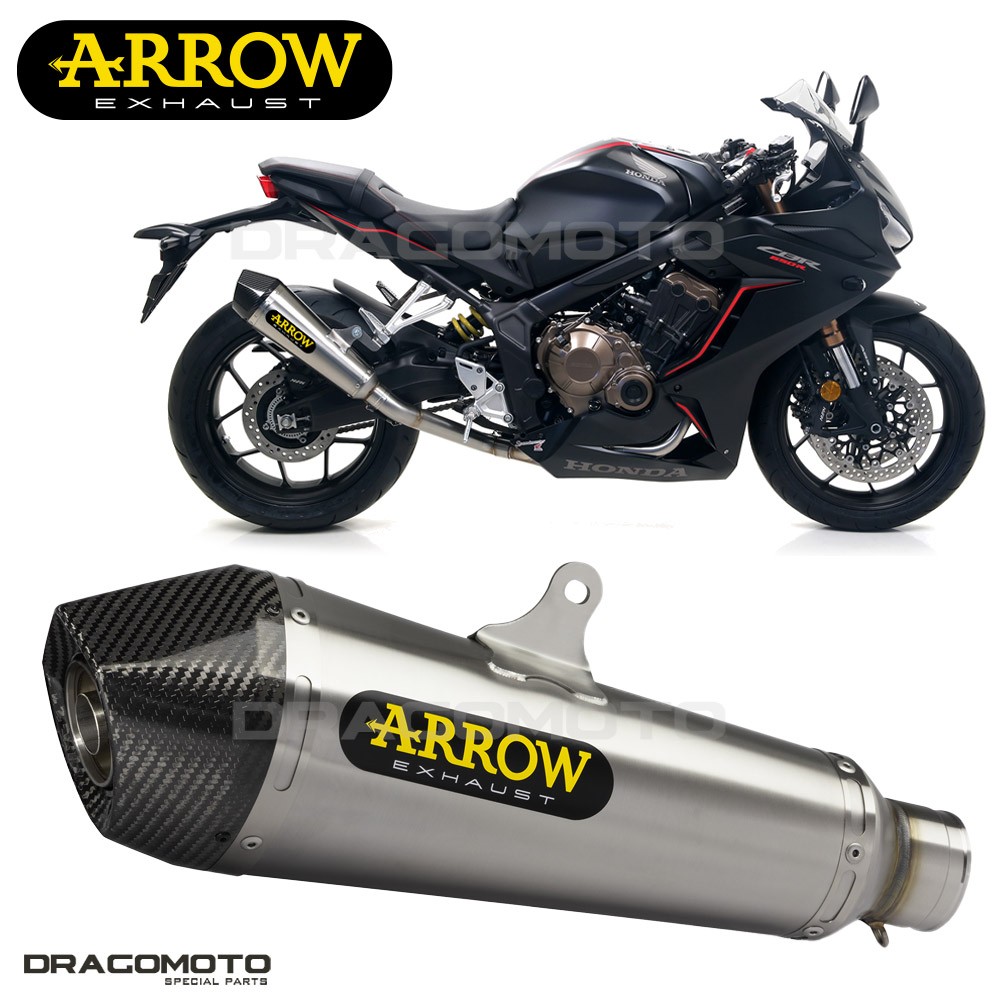 Échappement ARROW X-KONE Nichrom CC : Performance et sonorité pour HONDA CB / CBR 650 R