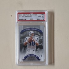 Donruss 2002 Classics Peyton Manning #61 PSA 10 Indianapolis Colts Football