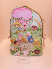 Strawberry Shortcake Strawberry Land Characters Faux Leather Backpack NWT