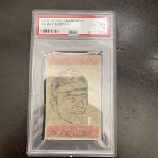 1965 Topps Transfers John Callison PSA 6 Philadelphia Phillies Baseball RARE