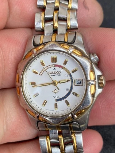 vintage seiko kinetic 3M22-0A33 for parts women's