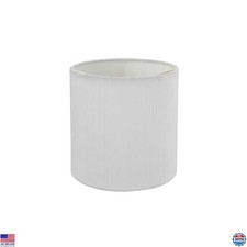 Aspen Creative 31192A Clip-On Chandelier Shade - Elegant Eggshell, 5" x 5" x 5