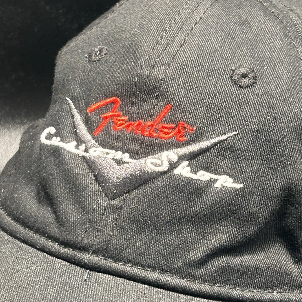 Sombrero Fender Custom Shop Unisex Negro Ajustable OSFA 100% Algodón Foto 2 de 4