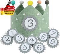 Geburtstagskrone Kinder Kinderkrone Stoff Geburtstag Kinderkrone Krone Birthday