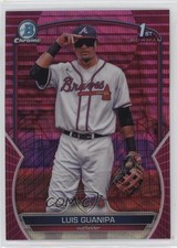2023 Bowman Chrome Prospects Fuchsia & Pink Vapor Refractor Luis Guanipa 7c7