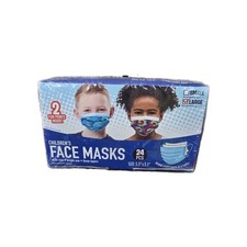Just Play Children  s Single Use Face Mask 24 Count Fun Prints 8  Up - Sealed