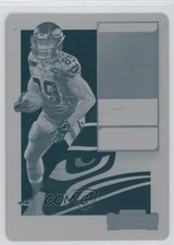 2018 Panini Contenders Printing Plate Cyan 1/1 Doug Baldwin #11 0qo1