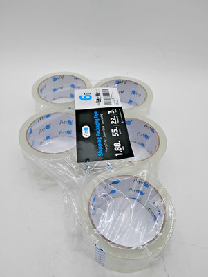 Art3d Heavy Duty Clear Carton Sealing Packing Tape 1.88'' x 55 Yds 2 Mil 5 pack