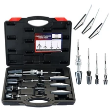 Adjustable Engine Cylinder Hone Tool Set, Fits 3/4"–7" Cylinders, Includes 1-...